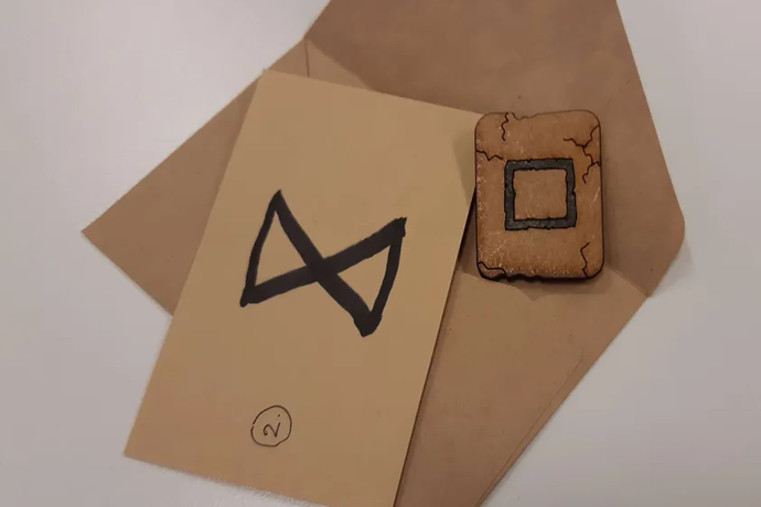 Riimuja kuoren päällä